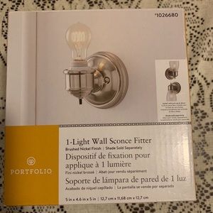 Wall sconce fitter